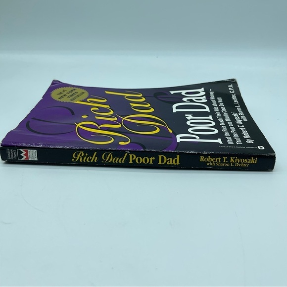 Rich Dad Poor Dad by Robert T. Kiyosaki Book Paperback Flawed - Picture 4 of 10